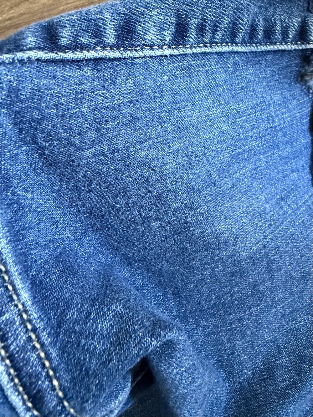 Judy Blue Size 1X High Rise Destroyed Bermuda Blue Jean Short Stretch •flaw - Picture 10 of 13